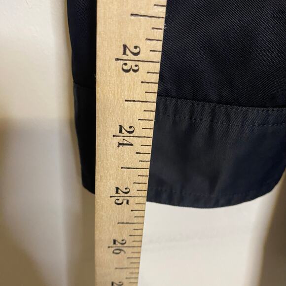 Womens Duluth Trading Co Rain Coat Jacket Long Weatherproof Black Buttons Medium - Picture 6 of 14